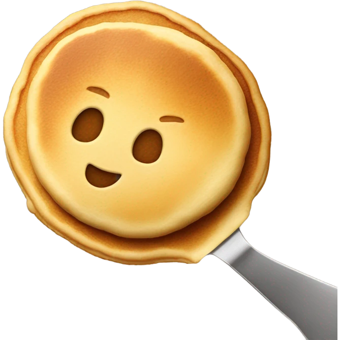 Flipping a pancake  emoji
