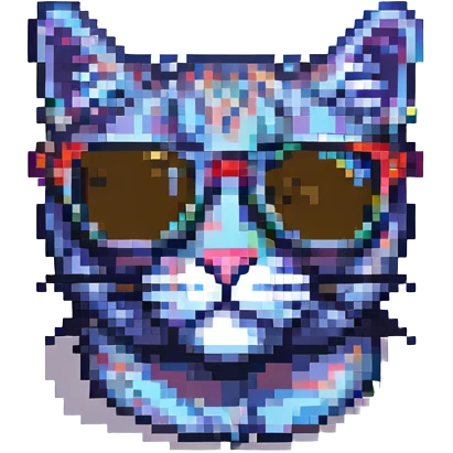 cool cat with sunglasses emoji