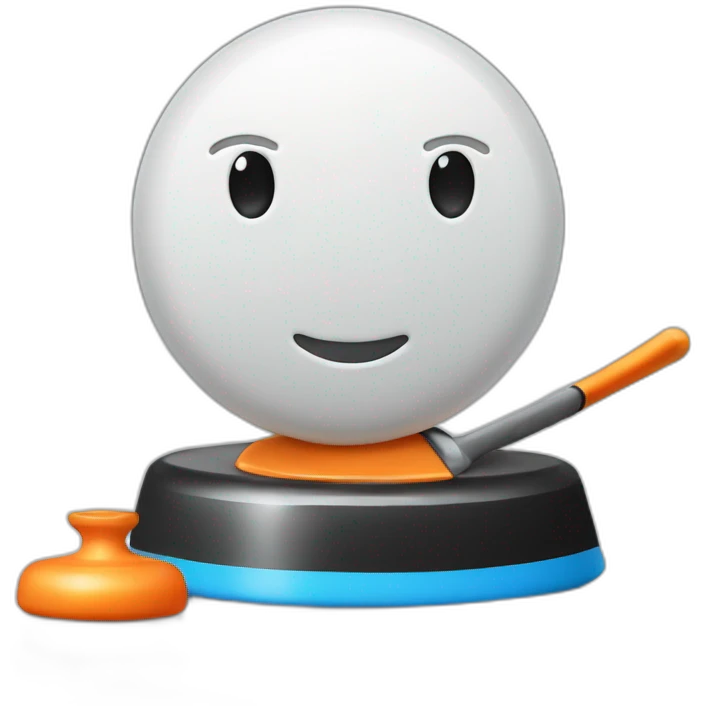 Curling Stone high emoji