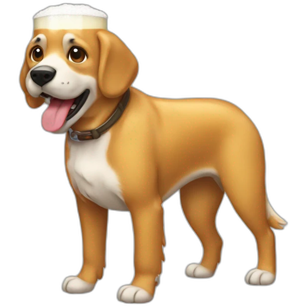 Chien bière emoji