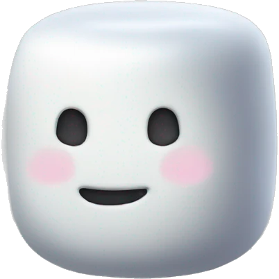 Marshmallow without face emoji