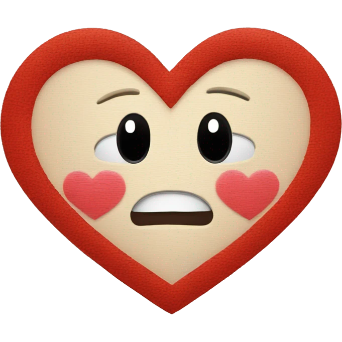 Heart with text I love you emoji