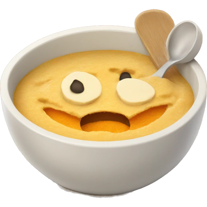 Pumpkin porridge emoji