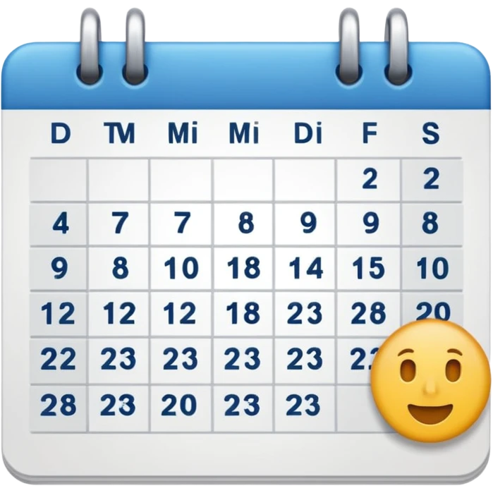 calendar emoji