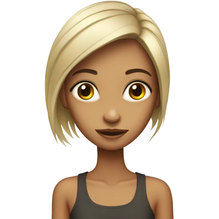 Very skinny girl  emoji