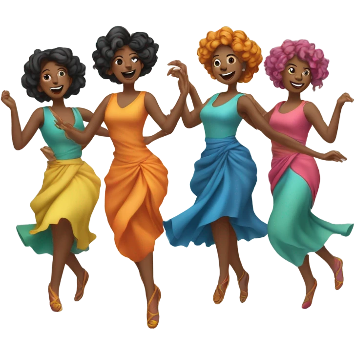 Women dancing  emoji