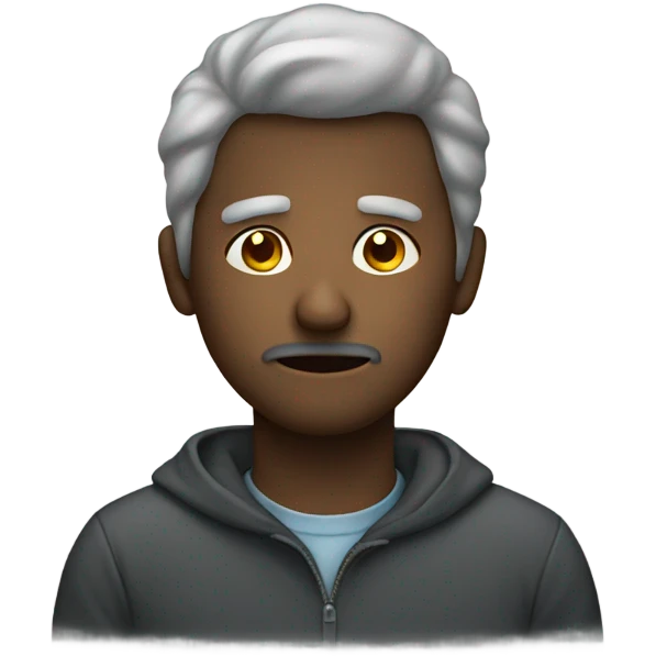 man with a cold  emoji
