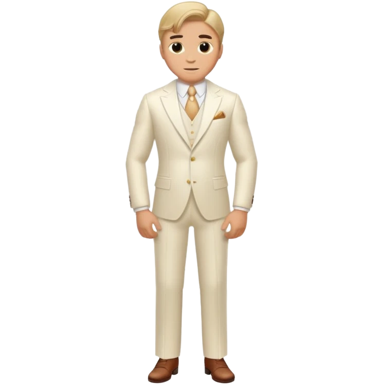 full body Tom Buchanan from The Great Gatsby, emoji style emoji