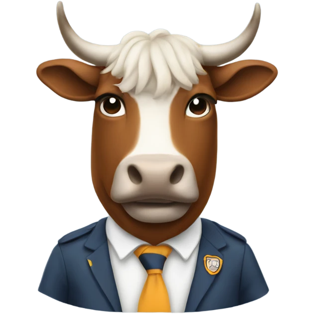 Bevo in school uniform emoji