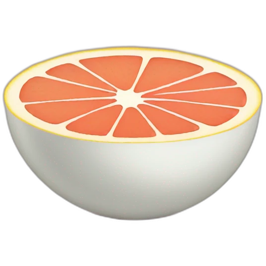 open grapefruit emoji