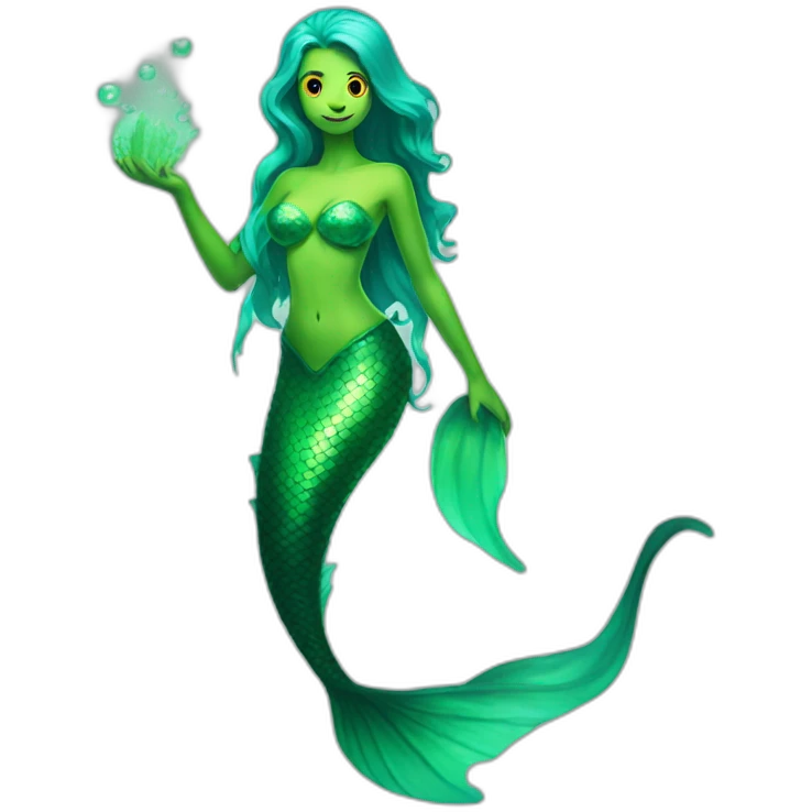 radioactive mermaid emoji