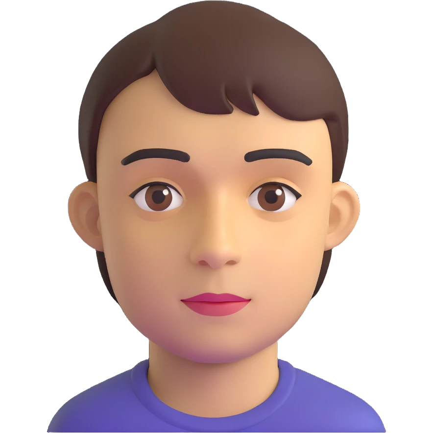 portrait of Jawed Karim, YouTube founder emoji