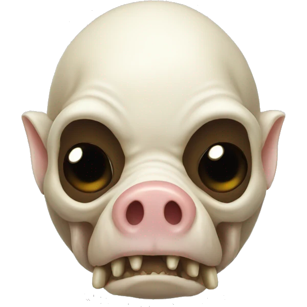 Priest pig skull  emoji