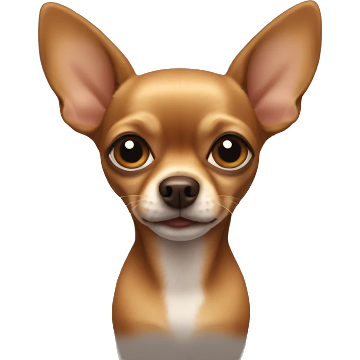 Brown Chihuahua  emoji