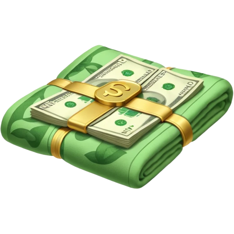 The blanket was spread wide open, and money lay beneath it. emoji
