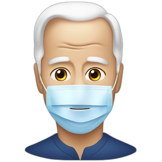 joe biden facial skin care treatment emoji