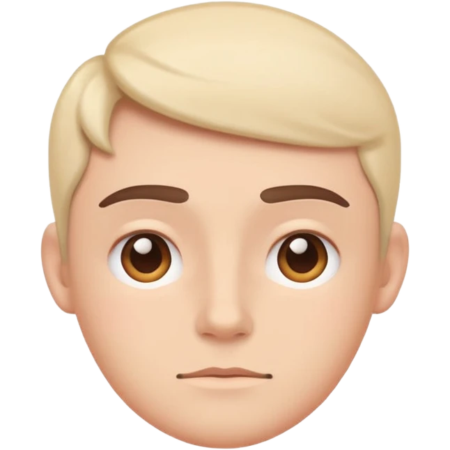 minimal flat emoji with mild tension,
slightly raised eyebrows,
thoughtful expression,
balanced emotion,
soft pastel tones,
modern health tracking app style,
transparent background,
vector illustration
 emoji