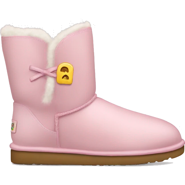 light pink uggs emoji