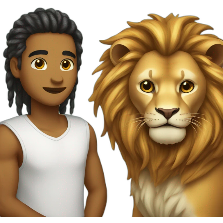 Leo and Scorpio animals emoji