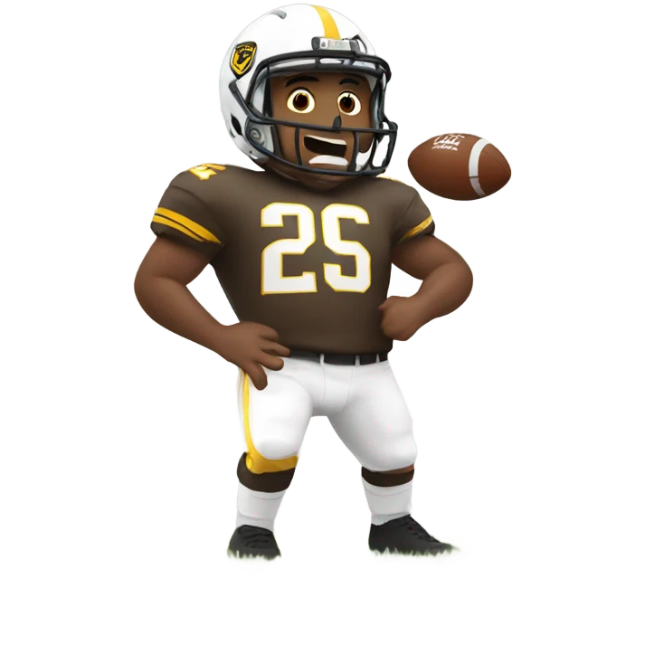KC chief’s throwing football  emoji