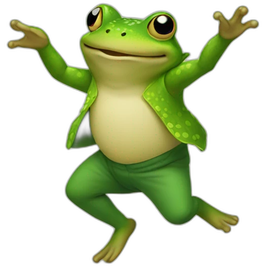 Dancing toad emoji