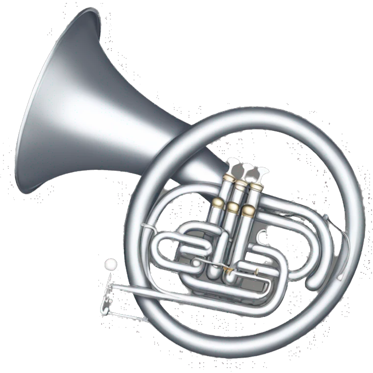 silver marching tuba emoji
