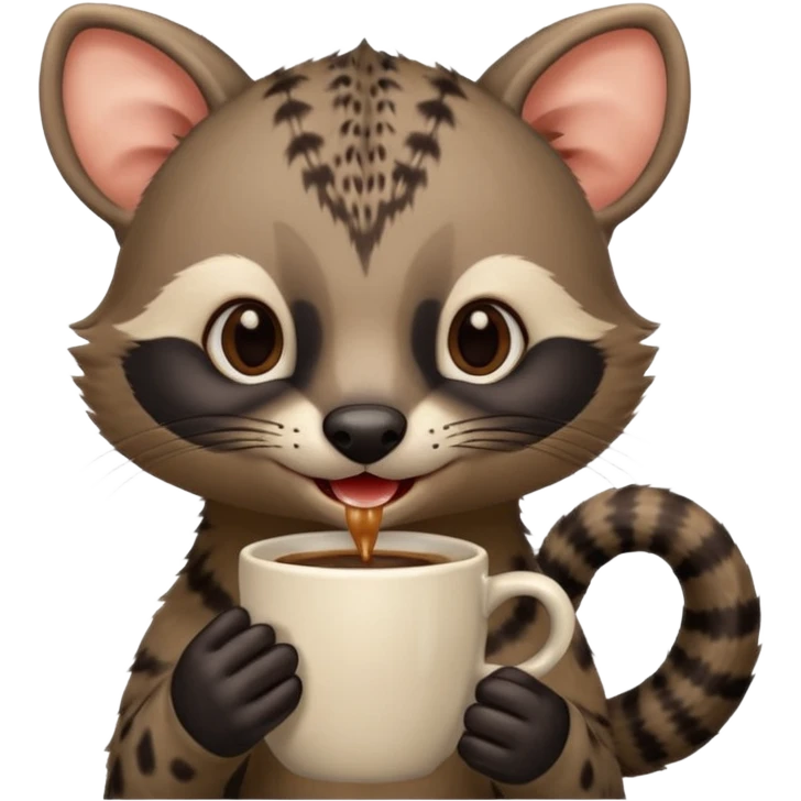 civet yummyly drinking coffee emoji
