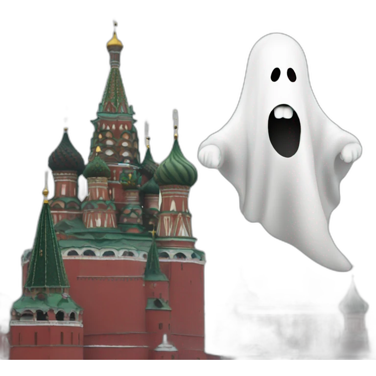 the ghost over the kremlin emoji