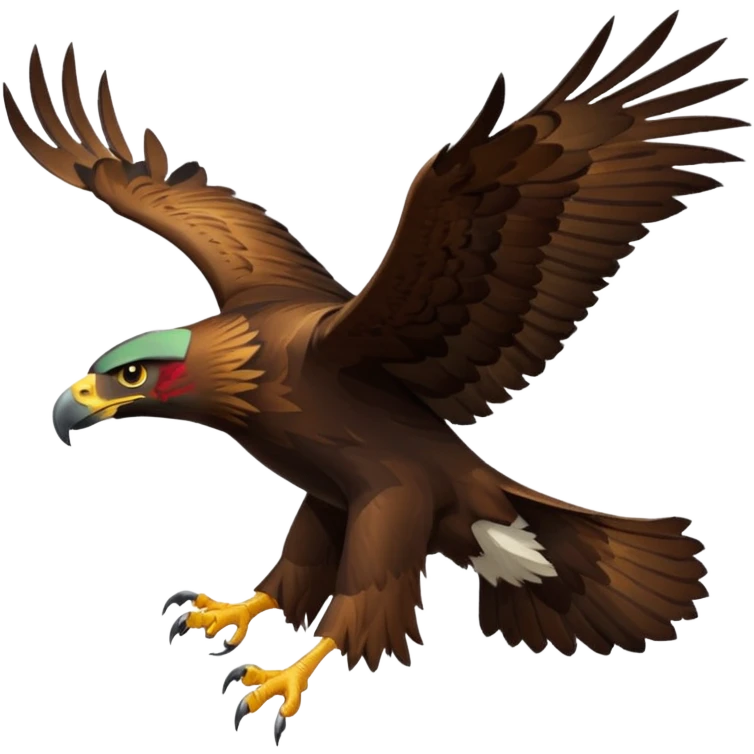 Golden eagle emoji