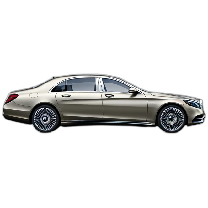Mercedes maybach 2023 two color profile view emoji