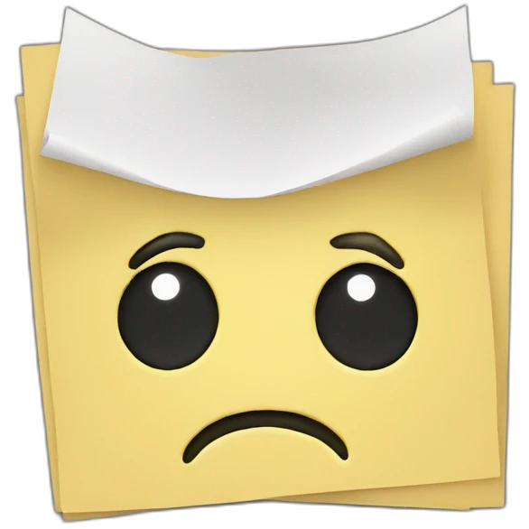 paper top emoji