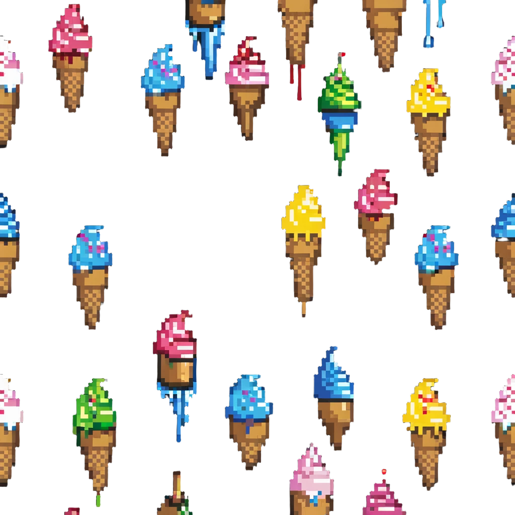 ice cream cone dripping emoji