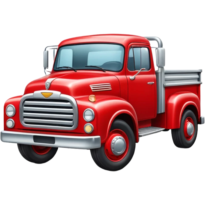 red truck emoji