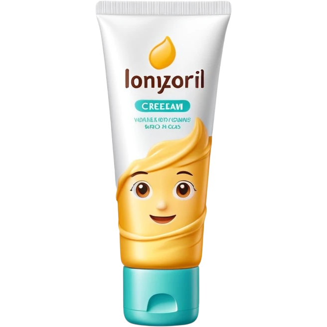 empty, crumpled, very wrinkled hand cream tube with cap on, colorful and vibrant design, looks like a beauty product emoji