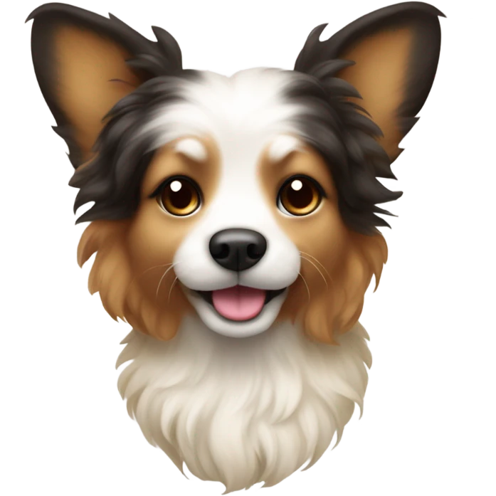coquette dog emoji