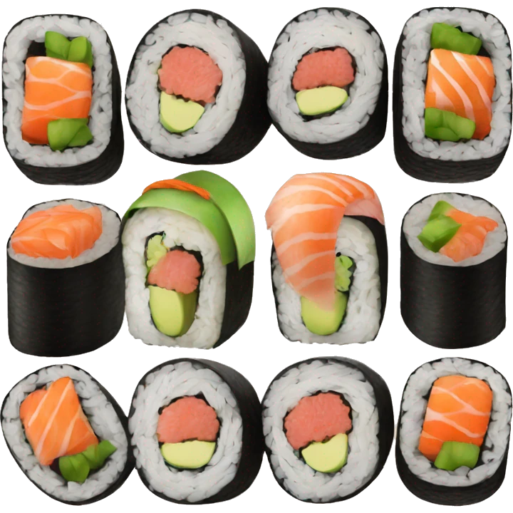sushi roll party emoji
