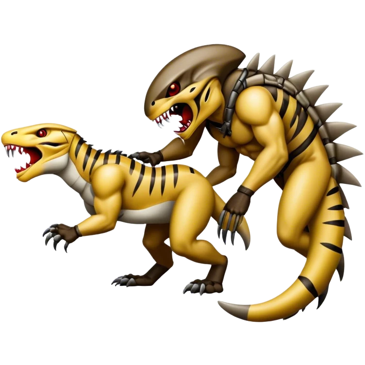 Predator and its prey emoji
