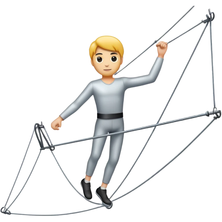 tightrope 
 emoji