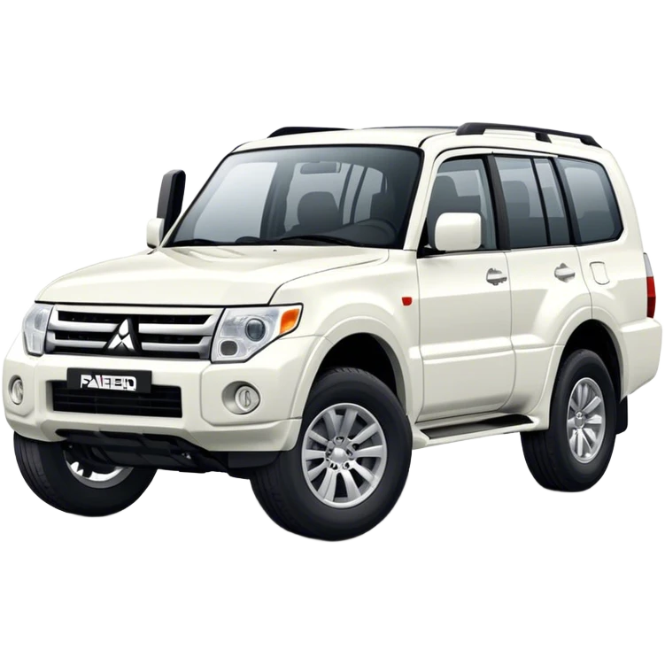 Mitsubishi Pajero - Mitsubishi (Model Year: 2021) (Iconic colour: White) emoji