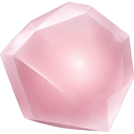 Rose quartz crystal emoji