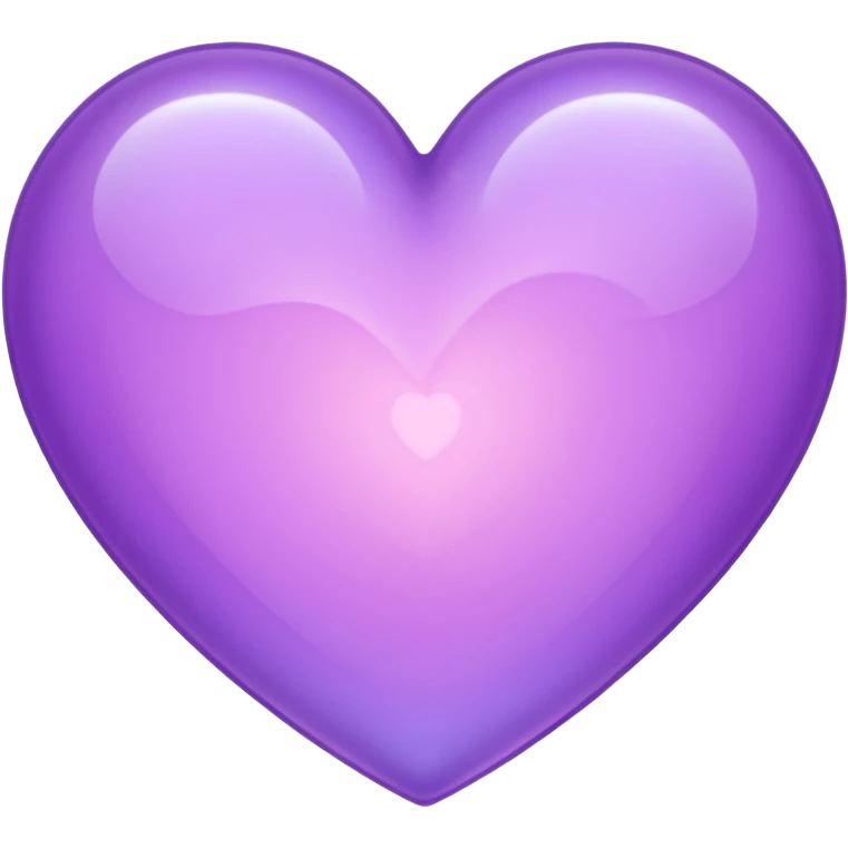 lilac mysthic heart  emoji