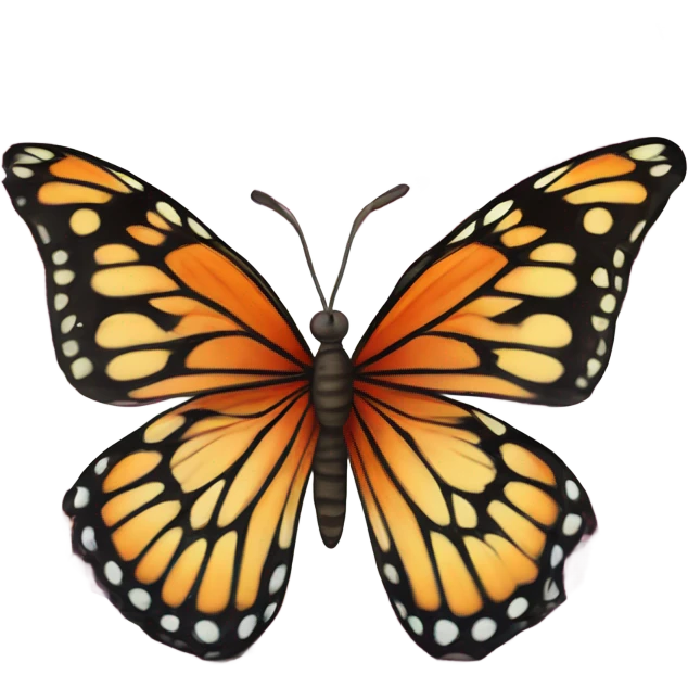 Butterfly flower emoji