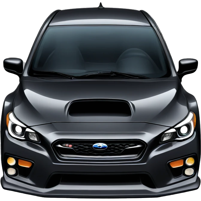 Black subaru wrx sti emoji