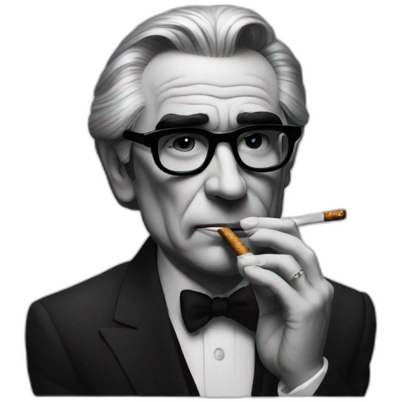 Martin Scorsese smoking a cigarette  emoji