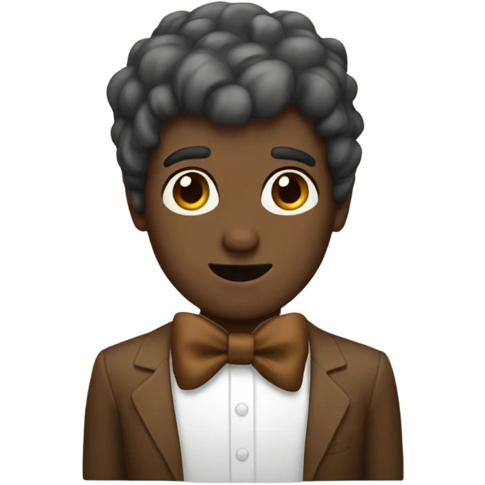 Brown bow emoji