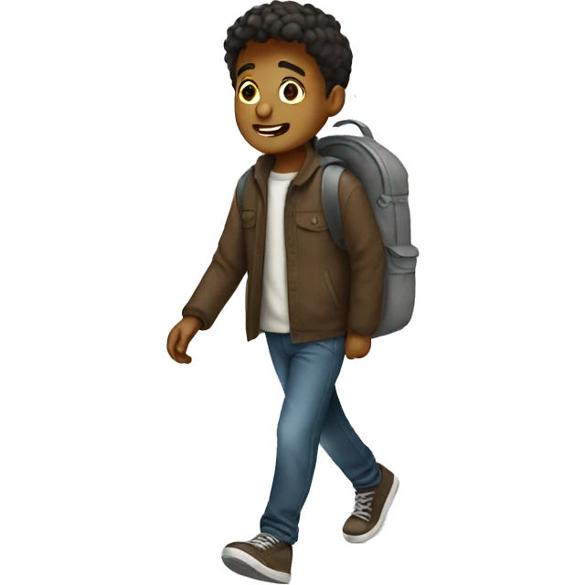 Boy walking emoji