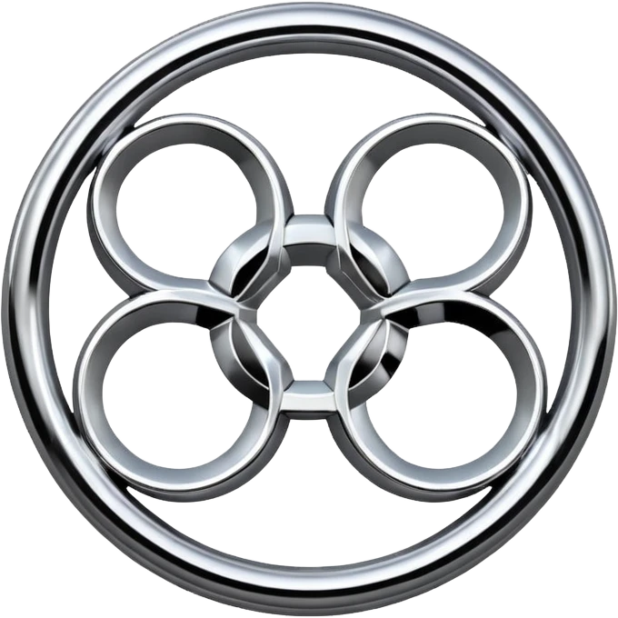 Audi 4 Ringe logo emoji