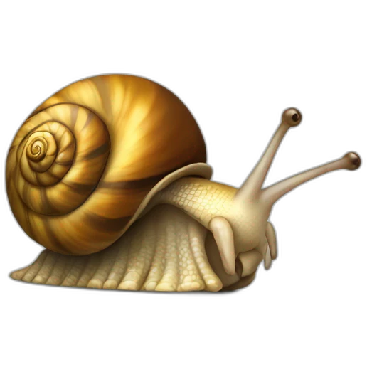 Un escargot qui marche dans la rue emoji