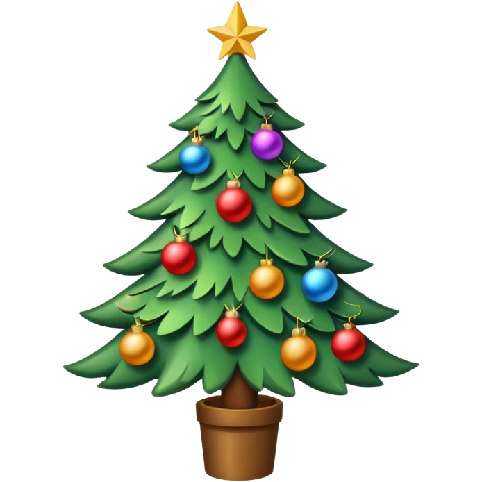 크리스마스 tree emoji