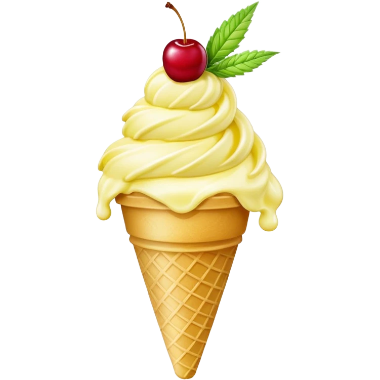 lemon cherry gelato with weed emoji